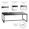 Flash Furniture Black Steel Coffee Table for Indoor or Outdoor Use XU-T6R60USO-1T-BK-GG - alternate 4